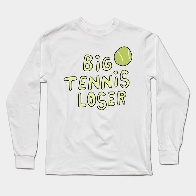 Gemusetto Machu Picchu- "Big Tennis Loser" Long Sleeve T-Shirt by Devotee1973